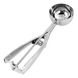 Collher De Sorvete Inox Com Ejetor Bola Solta Fácil Kehome