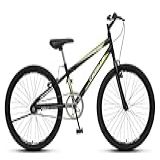 Colli Bicicleta Cazelle Allegra Force One Aro Comum 24 Aço Carobo Tamanho 14 Quadro Rebaixado Guidão Downhill Freios V Break Com Descanso Lateral Preto Fosco