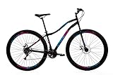 Colli Bicicleta Cazelle Veneza Aro 29 Quadro 15 5 Freio A Disco Dianteiro E Traseiro 21 Marchas Preto Com Pink E Azul
