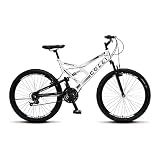 Colli Bike- Bicicleta GPS 148- Dupla Suspensão E Freios V-Brake- Aro 26 Aero- 36 Raias- Amortecedor Central- 21 Marchas