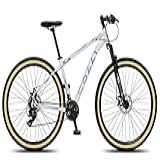 Colli Bike Bicicleta Allure Kit Shimano 21 Marchas Quadro 17 Aro 29 Freio A Disco Dianteiro E Traseiro Branco Com Azul Metálico