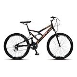 Colli Bike Bicicleta GPS 148 Dupla Suspensão E Freios V Brake Aro 26 Aero 36 Raias 21 Marchas