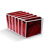 Colméia Organizadora Flexível Tamanho GG Contém 6 Divisórias Cor Transparente Linha My Closet Ordene