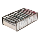 Colmeia Organizadora Para Panos De Prato 11 Nichos 10x40x25 Cor Cinza Claro