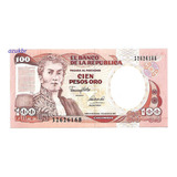  Colombia 100 Pesos Oro 1991 P 426a Fe 