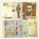 Colombia P459 Cédula 5000 Pesos 2020 Fe