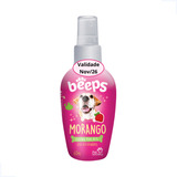 Colônia Perfume Beeps Morango 60ml Pet Society Cães Gatos