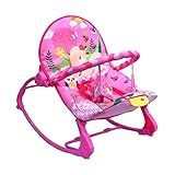 COLORBABY Cadeira Infantil Musical Vibratória E Balanço New Rocker Color Baby Rosa