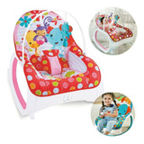 Colorbaby Safari Multi Assento Portátil Cor Rosa Cadeirão De Refeição Cadeira Alimentação Bebe