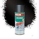 Colorgin Automotivo Spray 350 Ml Preto