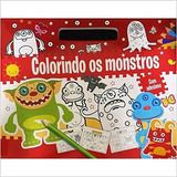 Colorindo Os Monstros Com Adesivos De Editora Pé Da Letra Série Na Vol Na Editora Pé Da Letra Capa Mole Em Português 2022