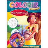 Colorir Animada Pocahontas Com
