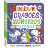 Colorir E Montar Dinossauros Dragões Monstros E Muito Mais De Igloo Books Ltd Editorial Happy Books Editora Ltda En Português 2022