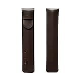 ColorYourLife Capa De Couro PU Para Caneta-tinteiro Pencil Stylus- Capa Com Suporte Compatível Com Apple Pencil 1ª E 2ª Geração -marrom Escuro-