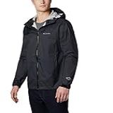 Columbia Jaqueta De Chuva Masculina EvaPOURation Impermeável E Respirável Preta Pequena