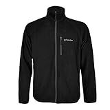 Columbia Jaqueta De Lã Masculina Fast Trek II Com Zíper Completo Preta Média