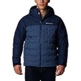 Columbia Jaqueta Masculina Grand Trek II Com Capuz Dark Mountain Collegiate Navy 4X Grande
