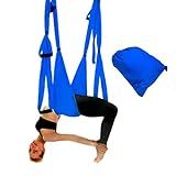 Columpio Suspenso Pilates Yoga Aéreo Balance Swing Bolsa Azul