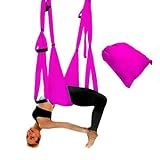 Columpio Suspenso Pilates Yoga Aéreo Balance Swing Bolsa Rosa