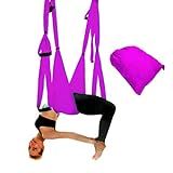 Columpio Suspenso Pilates Yoga Aéreo Balance Swing Bolsa Roxo