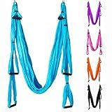 Columpioo Suspenso Pilates Yoga Aéreo Balance Swing -azul Claro-