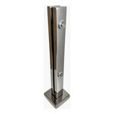 Coluna Torre 40cm Aço Inox 304 Guarda Corpo Sacada Corrimao