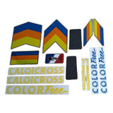 Com Lixas Adesivos Caloi Cross Color Free Freestyle Quadro