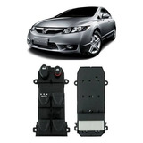 Comando Botão Vidro Eletrico Honda New Civic 2007 A 2012
