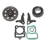 Comando Com Engrenagens Par Balancim Sundown Max 125cc