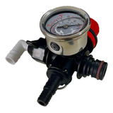 Comando Regulador De Pressão 1 Via Com Manômetro 160 Psi