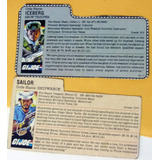 Comandos Ação 2 File Cards Shipwreck sailor Gijoe Anos 80