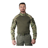 Combat Shirt Bélica Masculina Risptop Camuflada