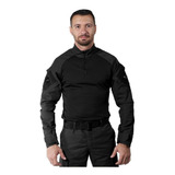 Combat Shirt Tática Bélica Preto