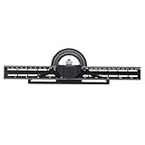 Combinação Ângulo Régua Multi Função Movable Carpintaria Horizontal Universal Vernier Bevel Transferidor 300mm Preto