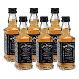 Combo 06 Mini Whiskys Jack Daniels 50ml Vidro