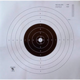 Combo 100 Alvo Oficial Clube De Tiro Papel Reforçado 48x48