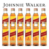 Combo 12 Miniatura Whisky Johnnie Walker Mini Red Label 50ml