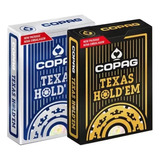 Combo 2 Baralhos Texas Holdem Azul