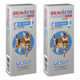 Combo 2 Bravecto Plus Gatos Transdermal 2 8 A 6 25kg 250mg