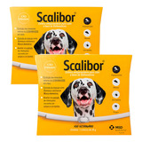 Combo 2 Coleiras Scalibor Antiparasitas Msd 65cm