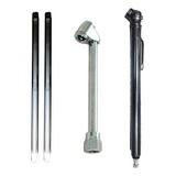 Combo 2 Espatula Chata 60cm Calibrador Ar agua Inflador