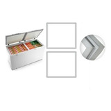 Combo 2 Gaxeta Borracha Freezer Electrolux Horizontal H500