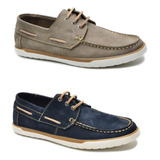 Combo 2 Pares Sapatenis Masculino Mocassim Couro Legitimo