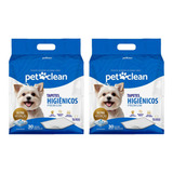 Combo 2 Tapete Higiênico 60x55cm Com 60 Unidades Para Cães