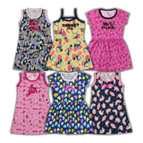 Combo 2 Vestido Verão Menina 4 Ao 10 Roupa Infantil Atacado