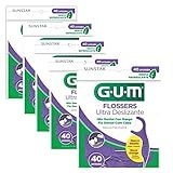 Combo 200 Flossers Fita Dental Com Cabo Haste