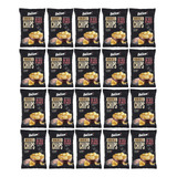Combo 20x Chips Mandioca Sabor Sal Rosa Do Himalaia Belive
