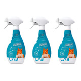 Combo 3 EnziMac Eliminador De Odores E Manchas 500 Ml