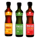 Combo 3 Molho Pimenta Com Azeite Jalapeno Gallo Vidro 50ml