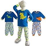 Combo 3 PIJAMAS INFANTIS Menino Inverno Algodão PREMIUM Tamanho 8 Cor Sortido